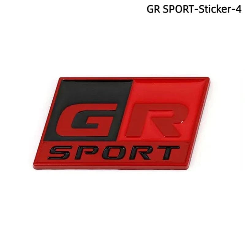 3D Metal GR Sport Logo Car Sticker Labeling Emblem Badge Decals Accessories GR SPORT-Sticker-4