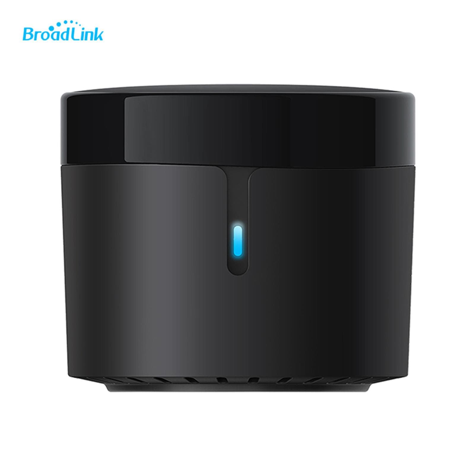 Broadlink RM4 Mini IR Universal Remote Control Smart Home Automation Wi-Fi Infrared Blaster for TV black