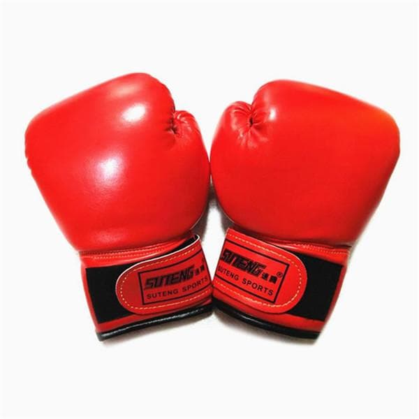 2-8 Years Kids Boxing Gloves For Fun Muay Thai Fight Sanda Martial Arts Bag Punching Training Mitts Gear 04 red