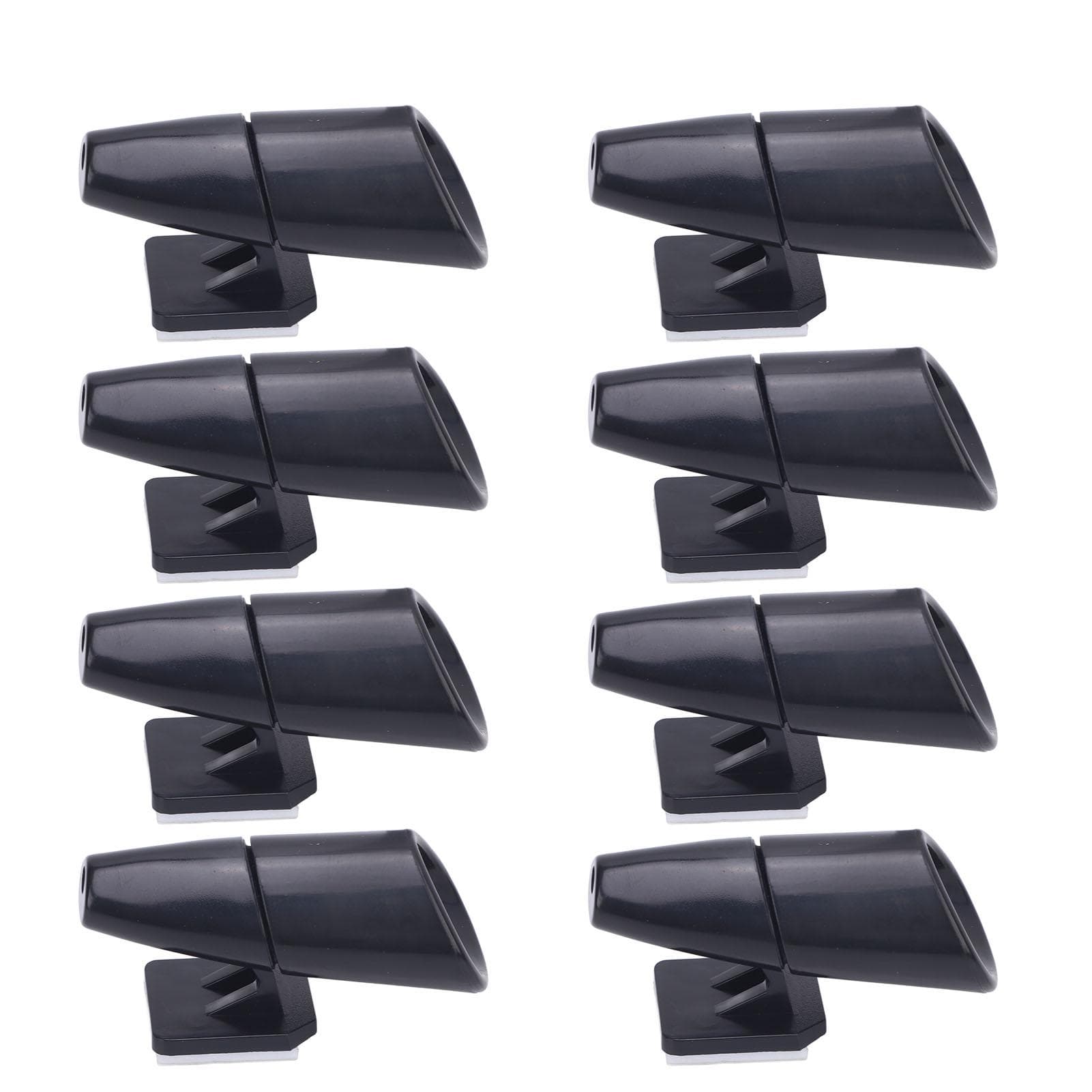 8PCS Deer Whistles Avoids Collisions Deer Warning Devices with Adhesive Tapes Wildlife Warning black