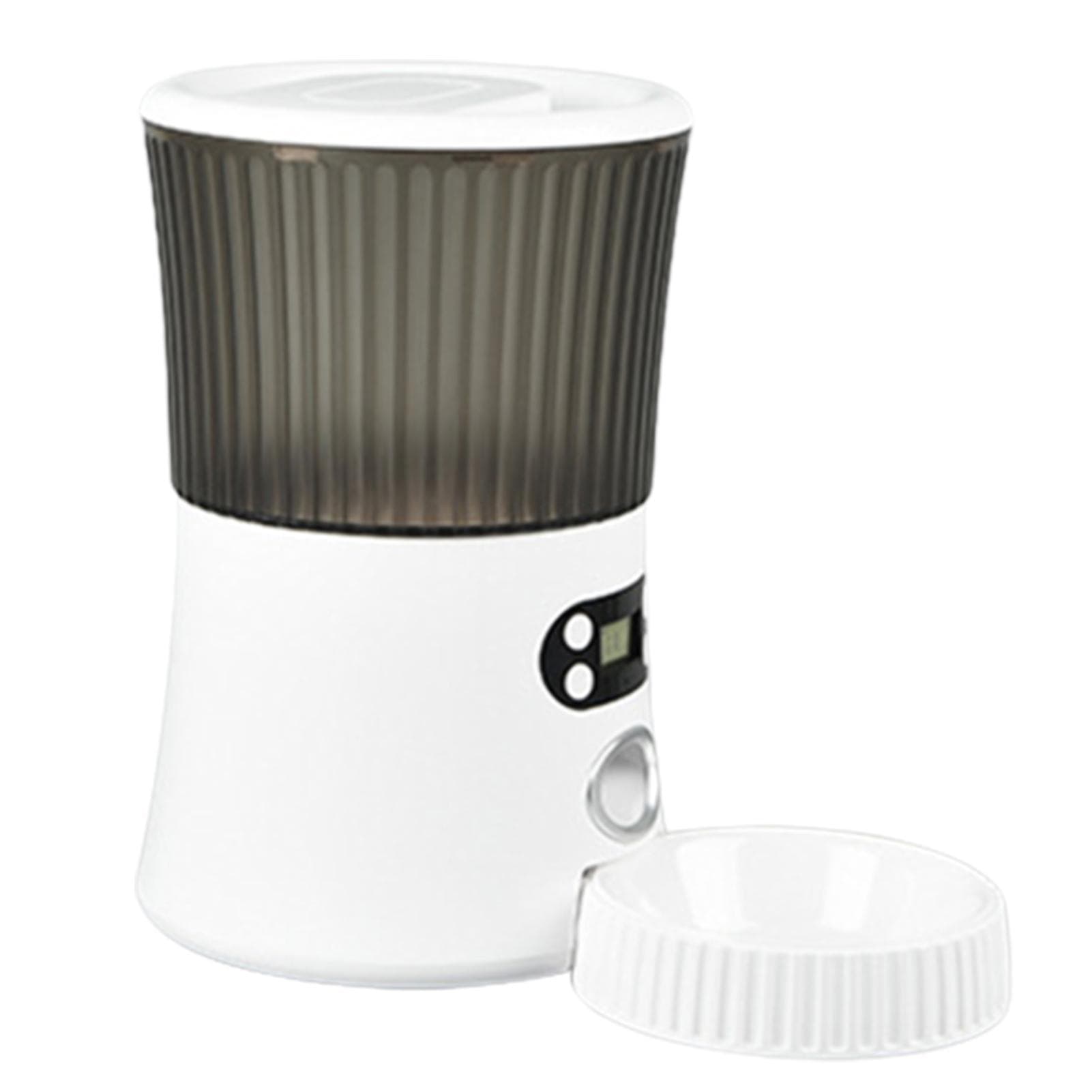 Automatic Pet Feeder Programmable Timed Pet Feeding Device Smart Pet Feeder Video / WiFi-Enabled Button EU Plug