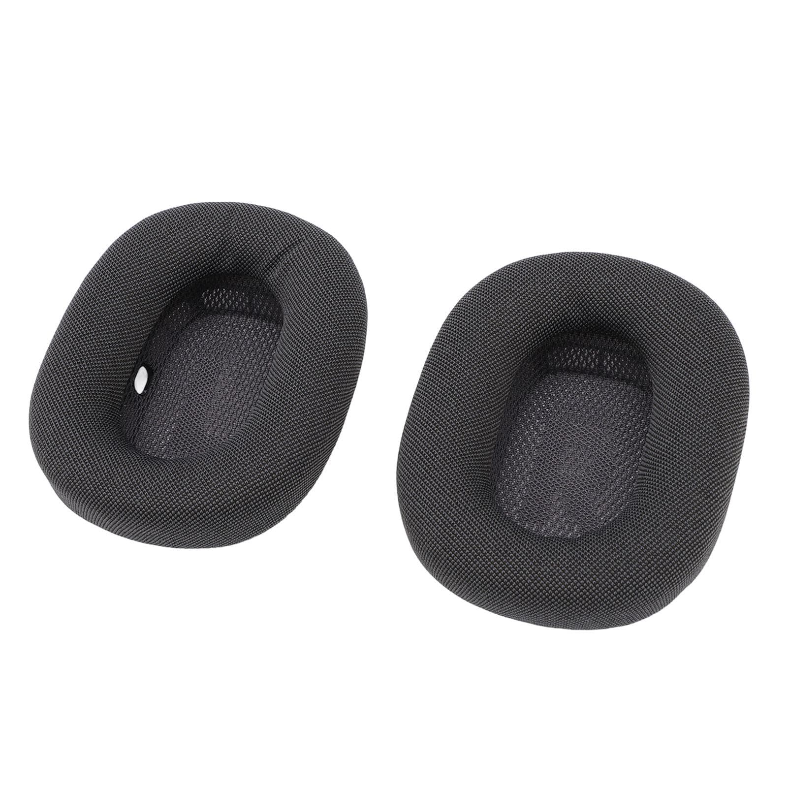 2pcs Replacement Ear Pads Cushions Headphones Earpads Ear Cups Mesh High Density Memory Foam black