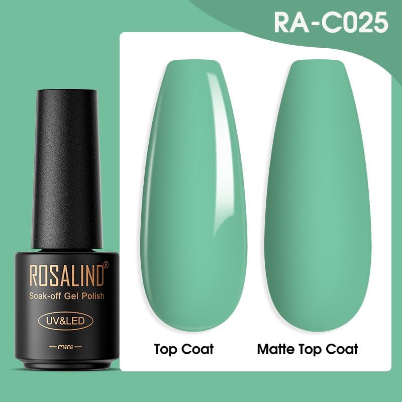 ROSALIND Gel Nail Polish Nail Art 7ML UV Colors Gel Varnish Nail Polish Semi Permanent Soak off LED Lamp Gel Lacquer Man C025