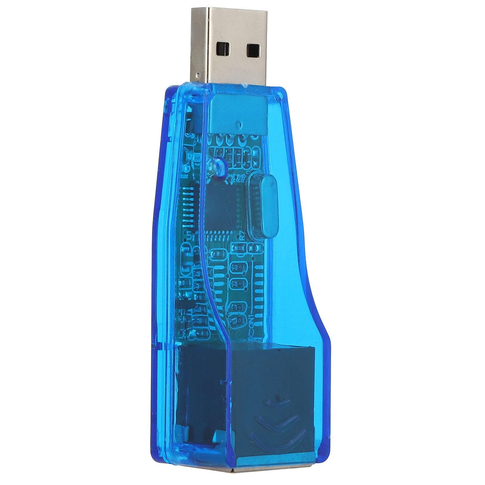 USB Network Card Wireless WiFi Ethernet Adapter 10100 Mbps for Laptop Computer Desktop
