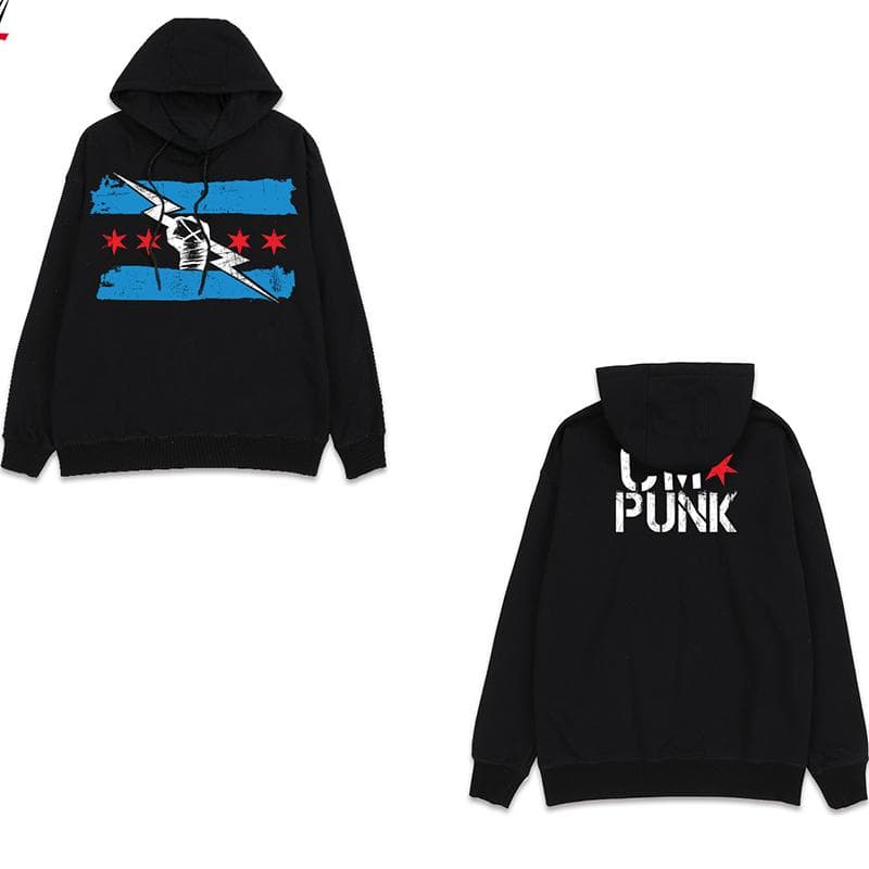 Men And Women Printed Hoodie Long Sleeve Punk Series Oversized American Fashion Brand Wwe New Tracksuit Loose Classic Simple XXL