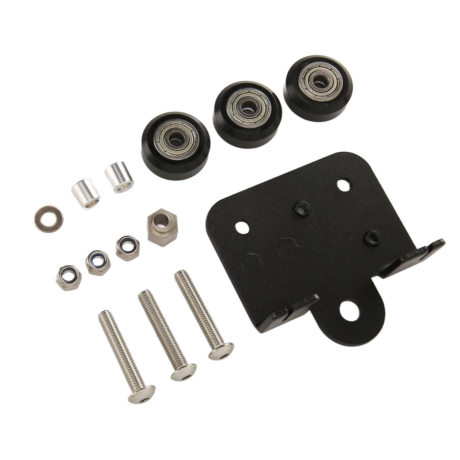 3D Extruder Back Support Plate with Pulley Extruding Backplate for Ender 3 3s 3 Pro CR 10 CR 10S S4