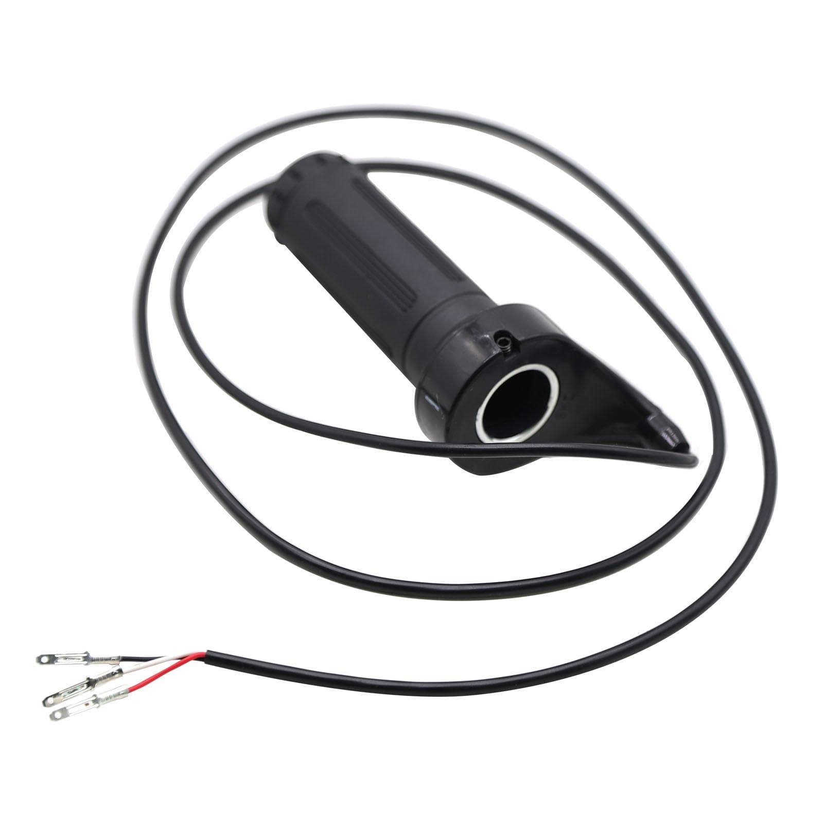 Motorcycle Accelerator, Universal Electric Scooter Twist Speed Throttle Handle Grip with 3 Wires black
