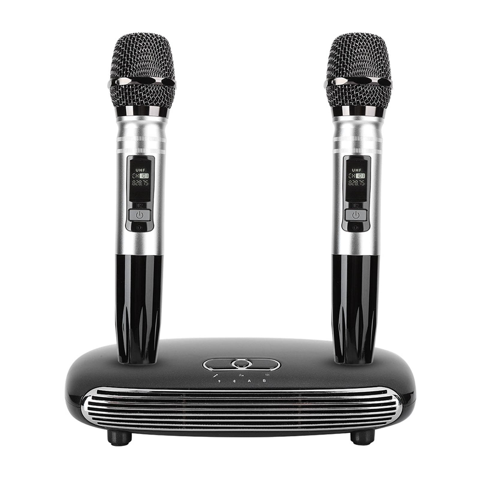 K8 Home Wireless Microphone Karaoke Living Room TV Mobile Phone Metal Mic Bluetooth Optical Fiber AU PLUG