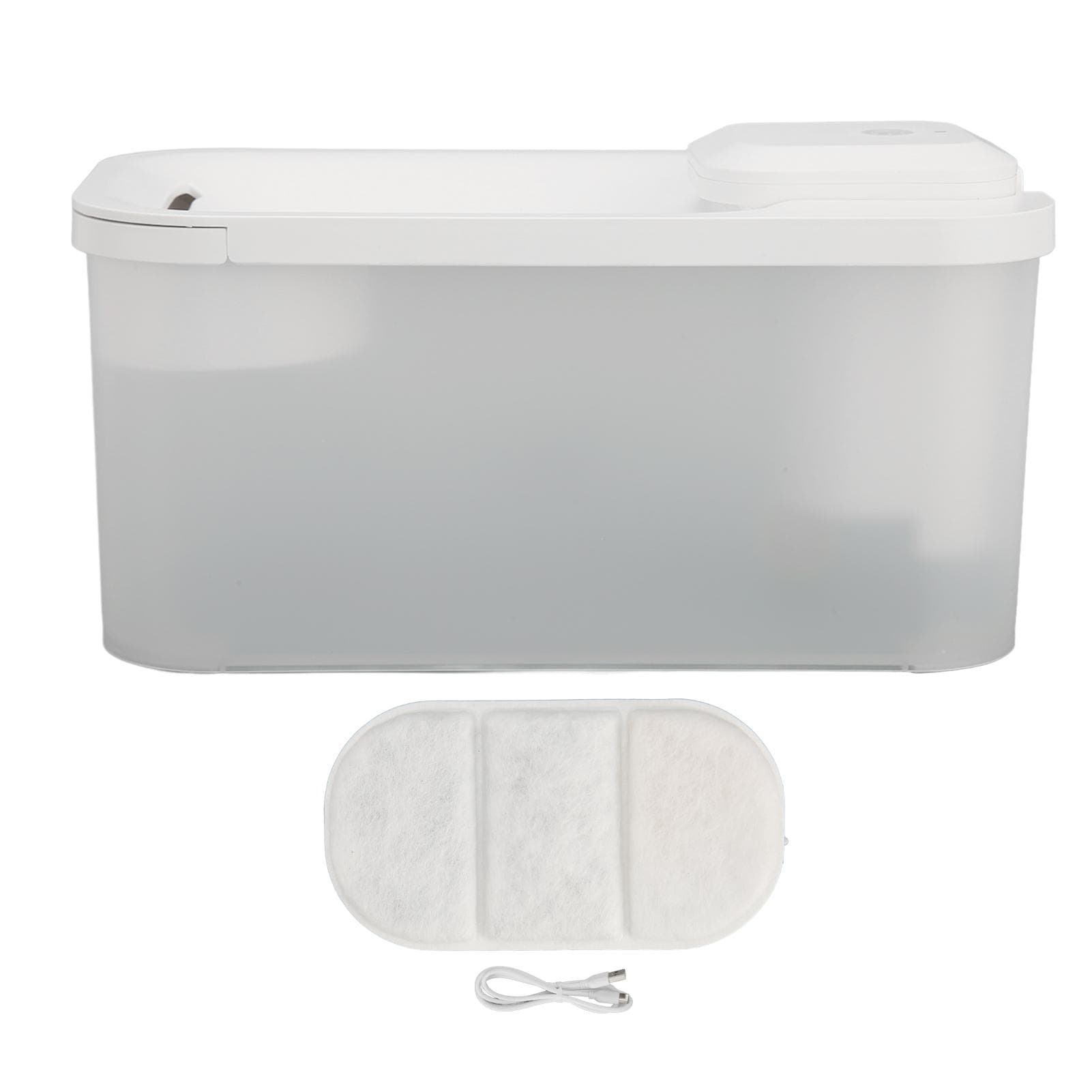 Battery Operated Cat Water Fountain Silent Multi Filter 1800ml Automatic Wireless Cat Drinking
