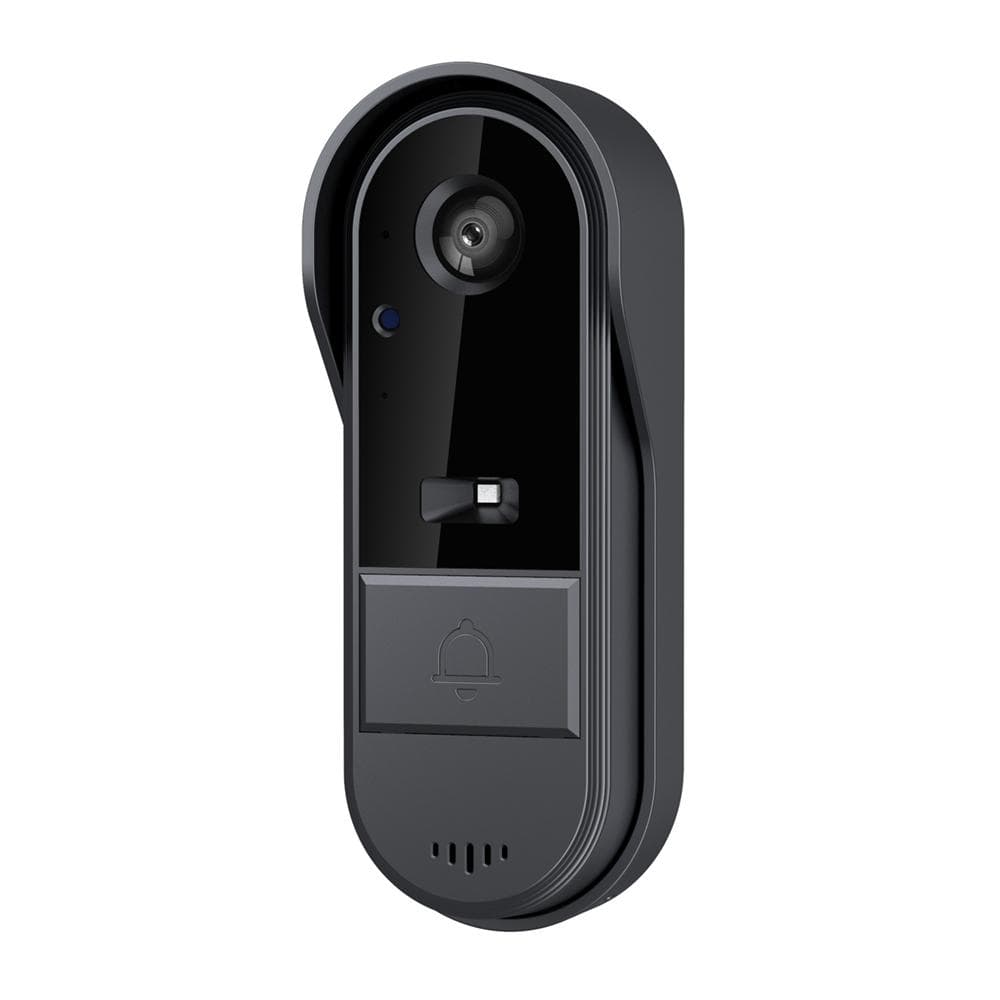 Smart Doorbell Ring Door Camera Wireless Intelligent Video Bell Camera 125 Degree Wide-angle Lens black