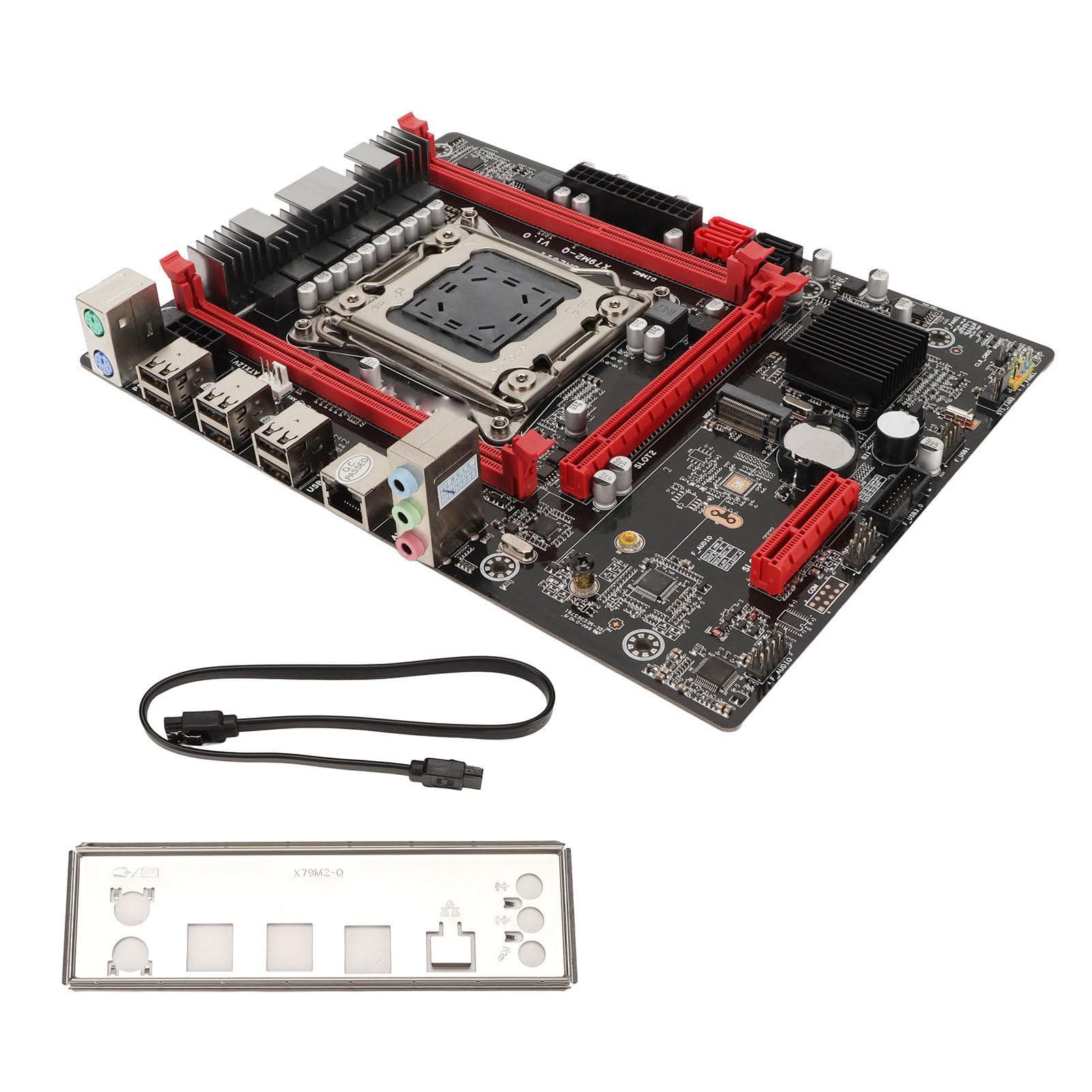 Motherboard X79M2Q for LGA 2011 Processor DDR3 Memory M.2 Hard Drive Interface Gigabit Gaming