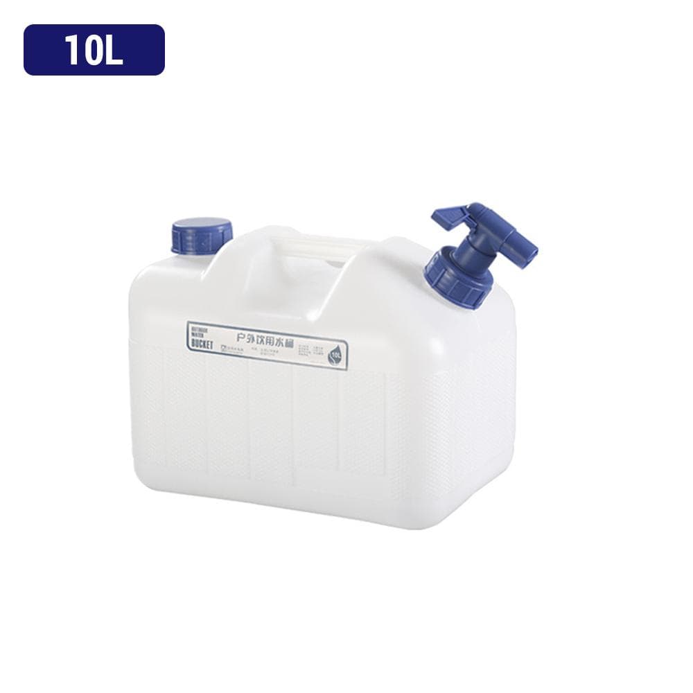 Food Grade Water Storage Containers Long Term for Outing Camping Fishing Rotating Faucet Design 10L