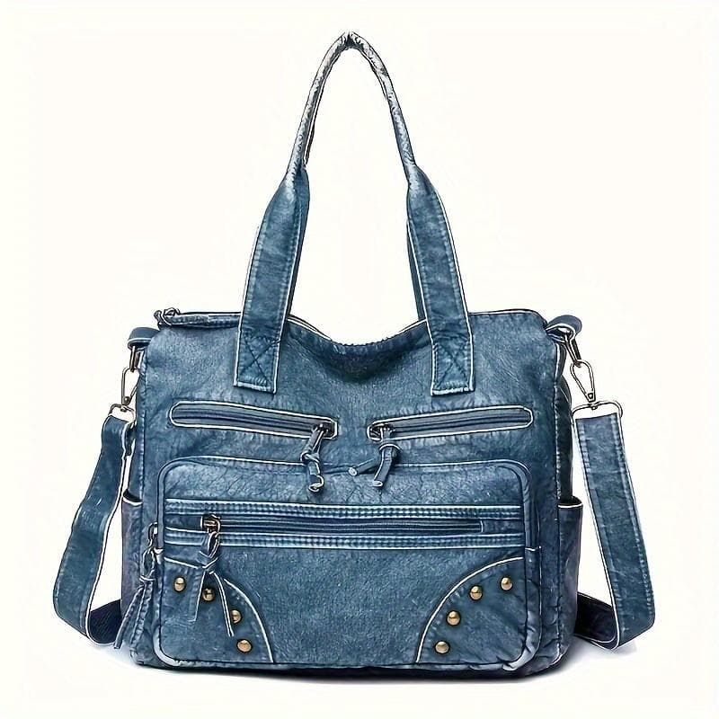 Women's Crossbody Bag Shoulder Bag Crossbody Bag Shoulder Bag PU Leather Outdoor Daily Zipper Lightweight Durable Solid Color Blue blue