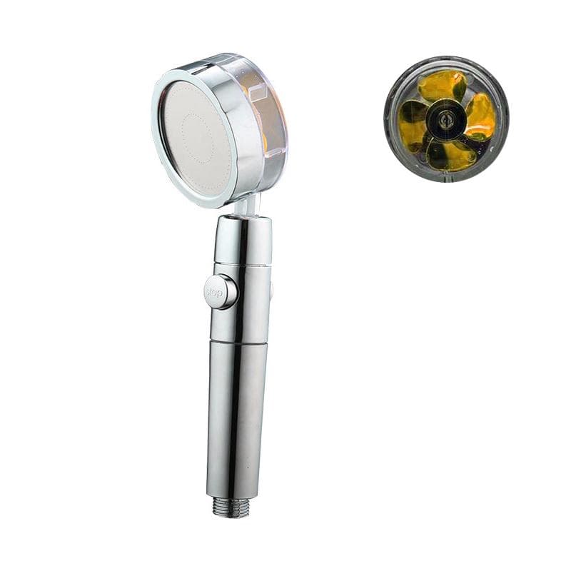 Turbocharged Shower Head Filter Rainfall Shower Head Water Saving High Pressure Shower Head Bathroom High Pressure Shower Head gold