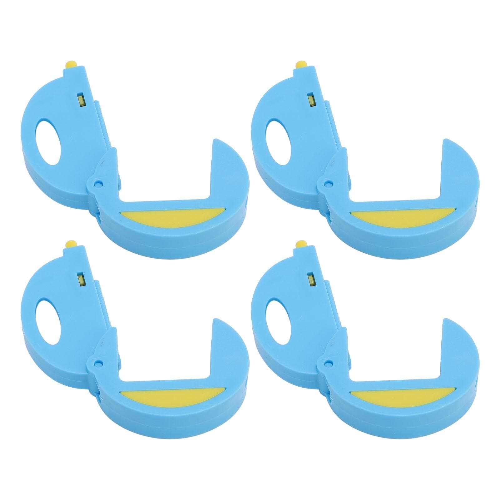 4 Pcs Sealing Clips for Bags Space Saving Safe Portable Multifunctional Snack Sealing Clips for