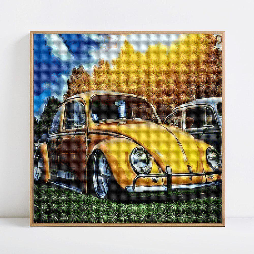 Diamond Painting Round Stones Scenery Diamond Mosaic Car Hobby And Handicraft Rhinestone Embroidery 30x30