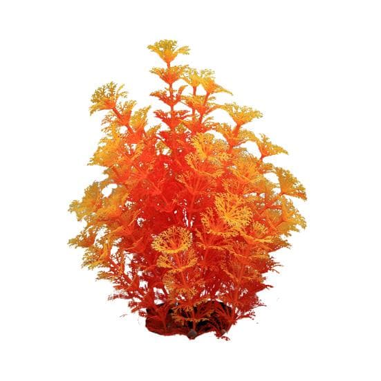 Aquarium Accessories Fish Tank Decoration Safe Multifunctional Plastic Simulation Fake Aquatics Plants for Home Pet Products yellow