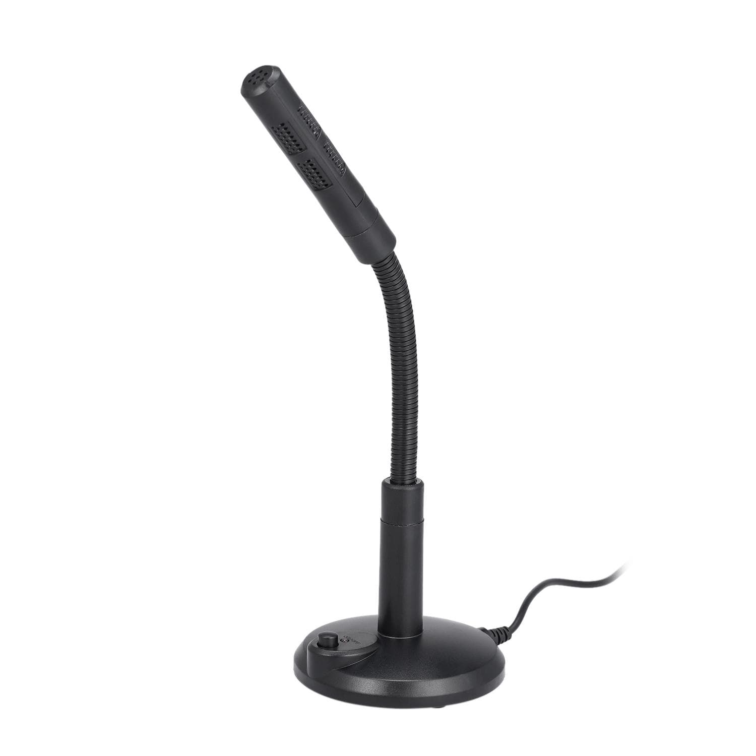 USB Desktop Microphone Plug &Play Omnidirectional PC Laptop Computer Mic for Computer Gaming black