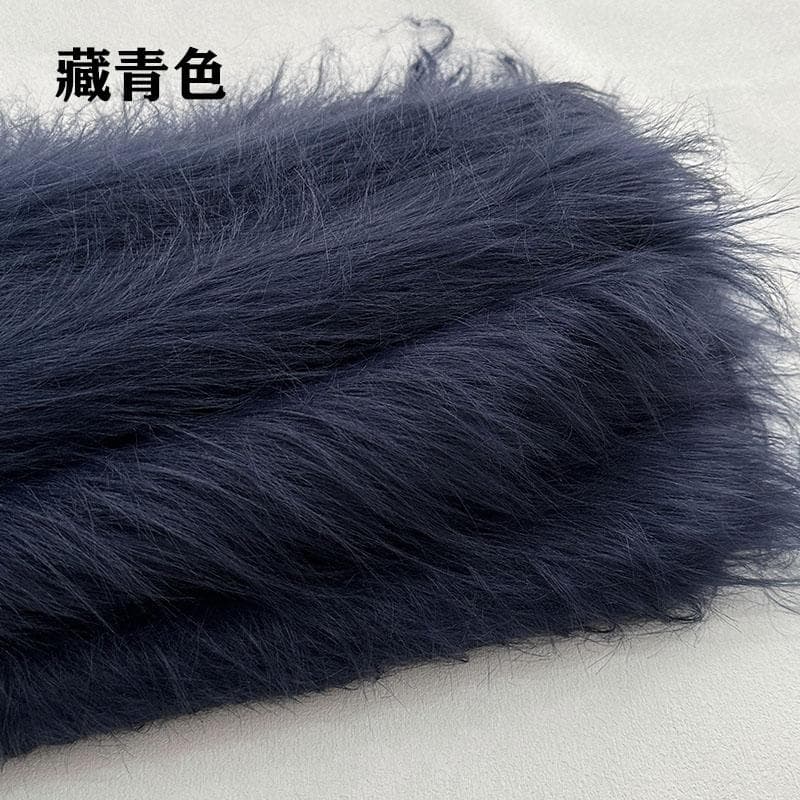 100x180cm Long Faux Fur Fabric Carpet Clothes Doll Plush Stuffed Toy for Needlework DIY Handmade Sewing Accessories 50x180cm