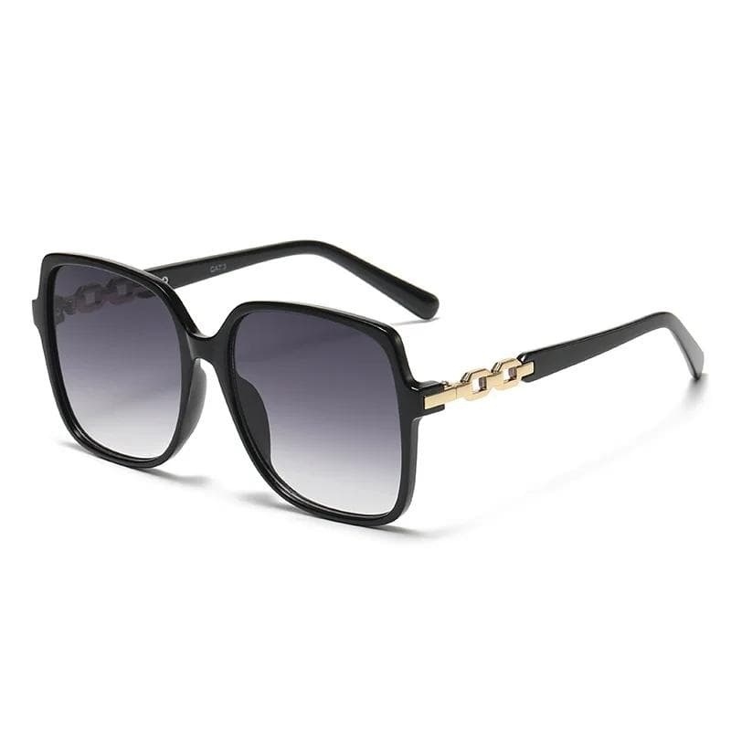 Retro Vintage Cat Eye Women Sunglasses Fashion Black Big Frame Cool Sexy Female Eyewear Gafas De Sol Mujer
