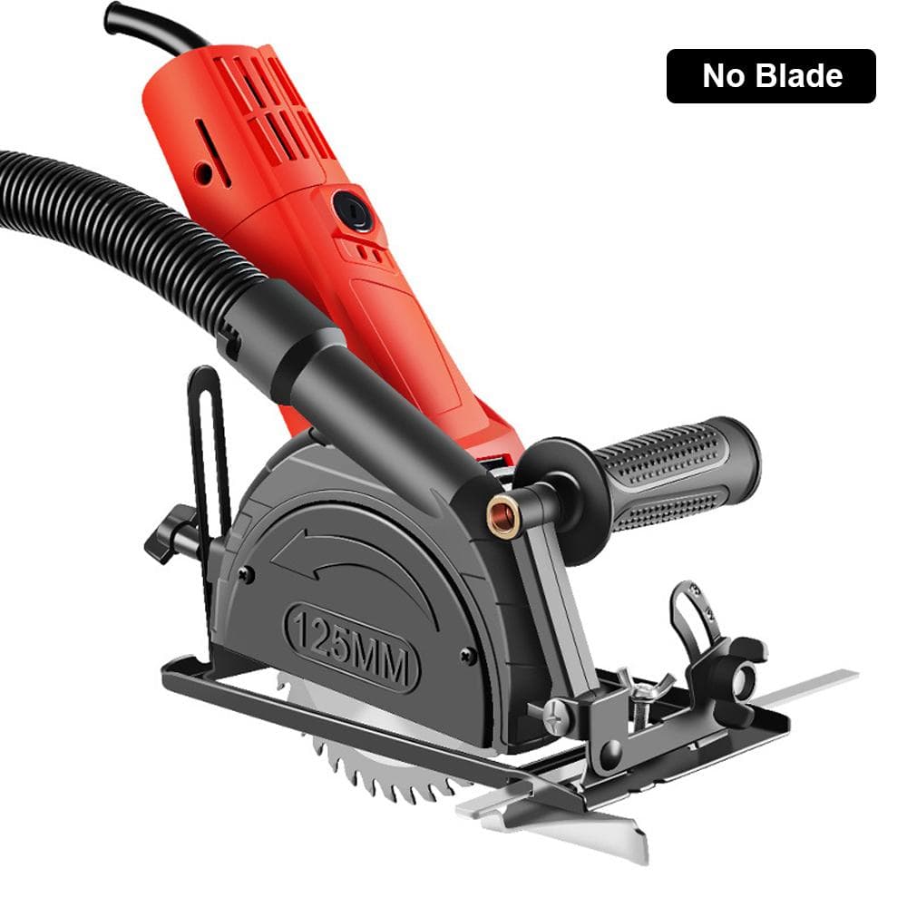 Angle Grinder Holder Cutting Machine Slotting Base 45 degrees Adjustable Angle Grinder Dust Cover No Blade black gray