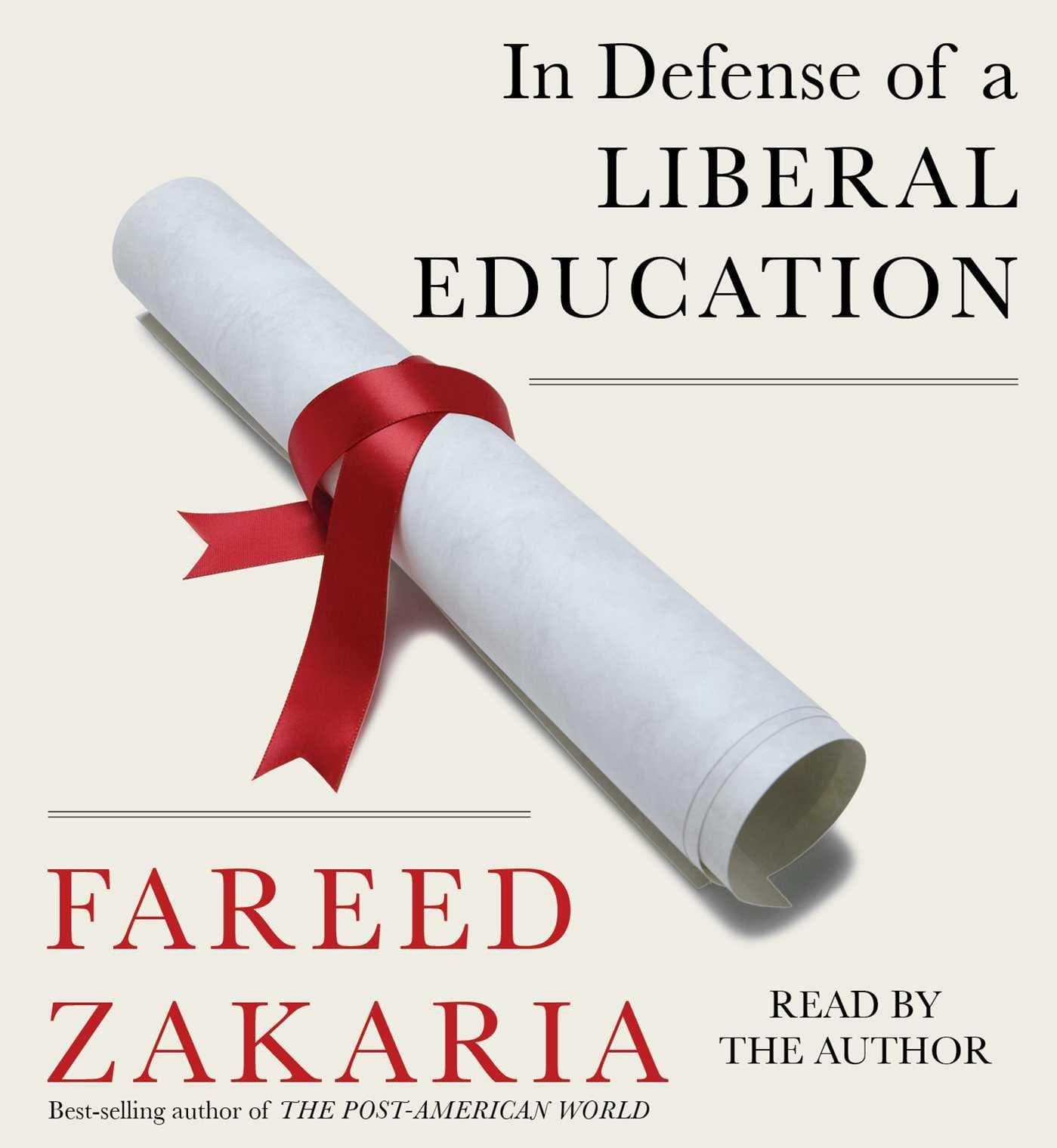 CD FAREED ZAKARIA - In Defense of a Liberal Education US Comedy & Spoken Word Used