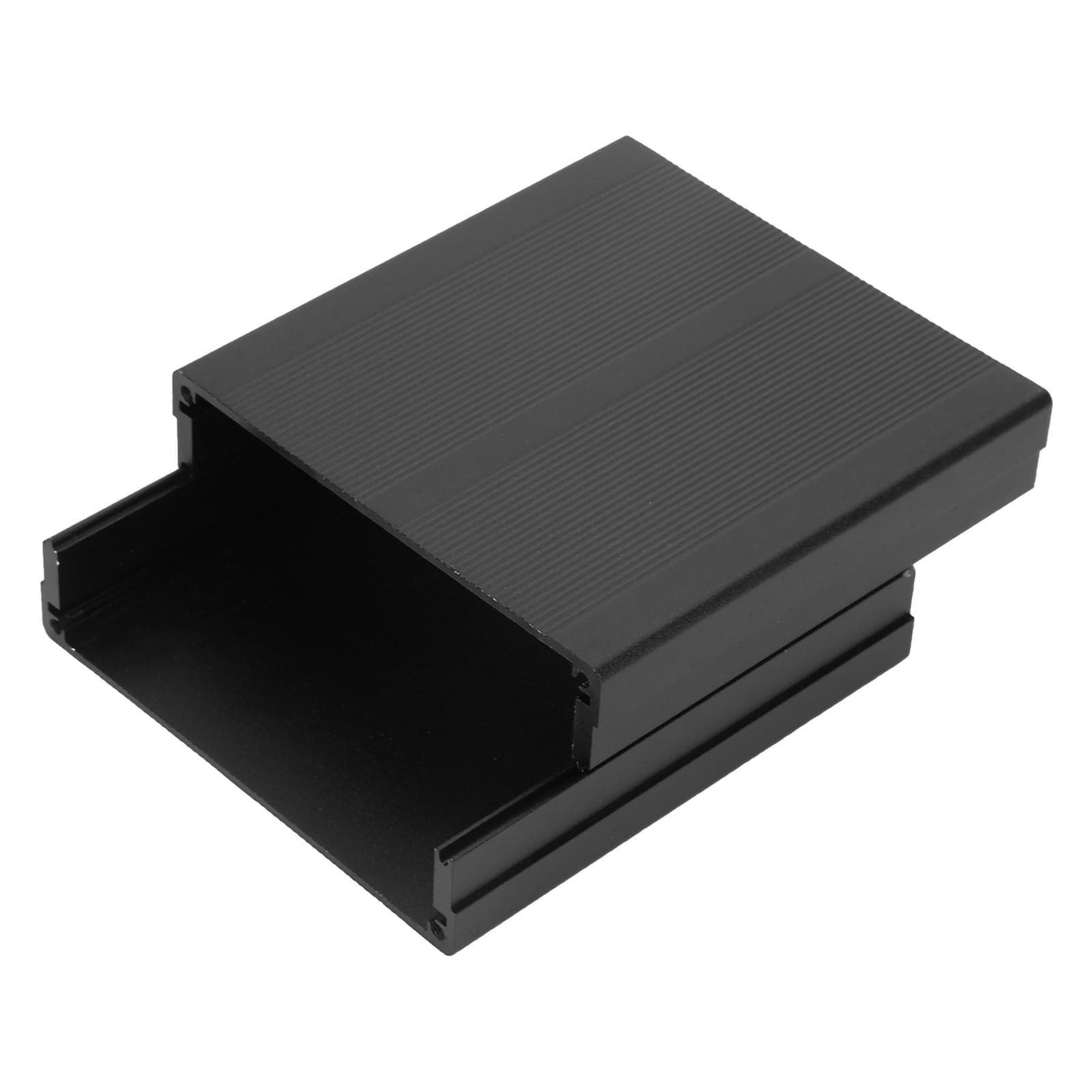 Matte Black Aluminum Printed Circuit Board Instrument Box Enclosure Electronic Project Case