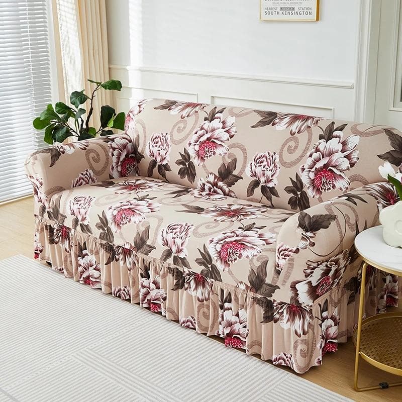 Elastic Sofa Cover For Living Room Printed Sofa Slipcover L Shape Sofa Furniture Protector Cover Bedroom Home Decor Couch Cover Large(190-230cm)1PC