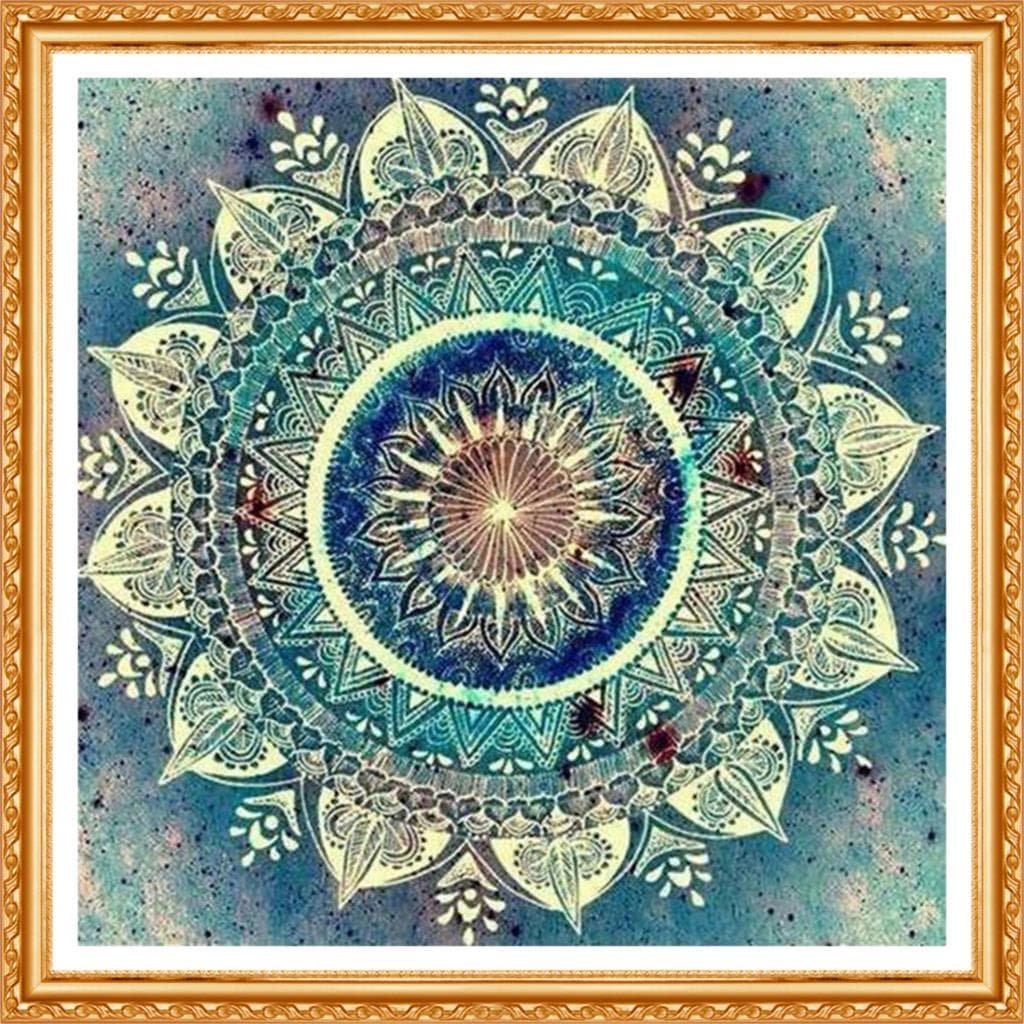 5D Diy Diamond Painting Cross Stitch Mandala Home Decor Full Rhinestones Inlay Diamond Embroidery 20X30CM