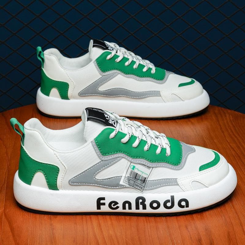 Men's Shoes New Autumn Trend Canvas Casual Sports All-match White Shoes Breathable Thin Section Trendy Shoes 42