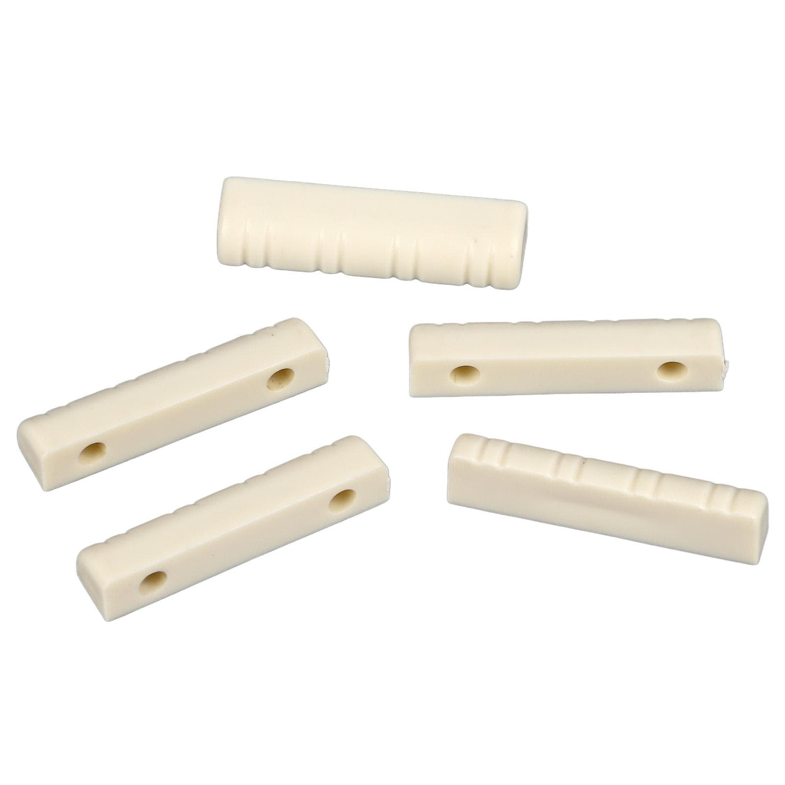 5Pcs Guitar Nut 30mm Plastic Pre Slotted 8 String Nut Instrument Accessory for Replacement