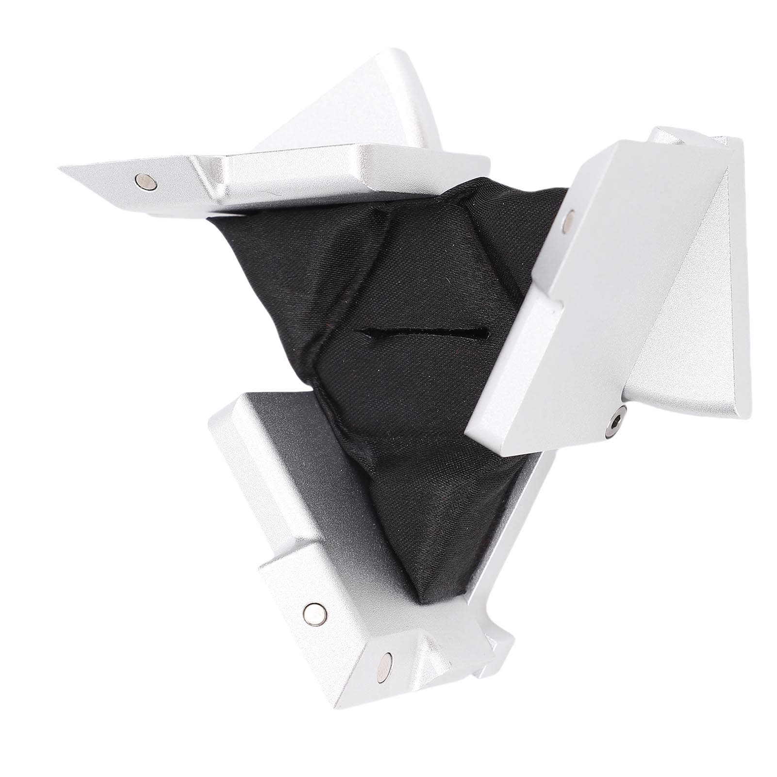Kinetic Ring Box Aluminum Alloy Magnetic Folding Ring Jewelry Case Engagement Ring Holder for