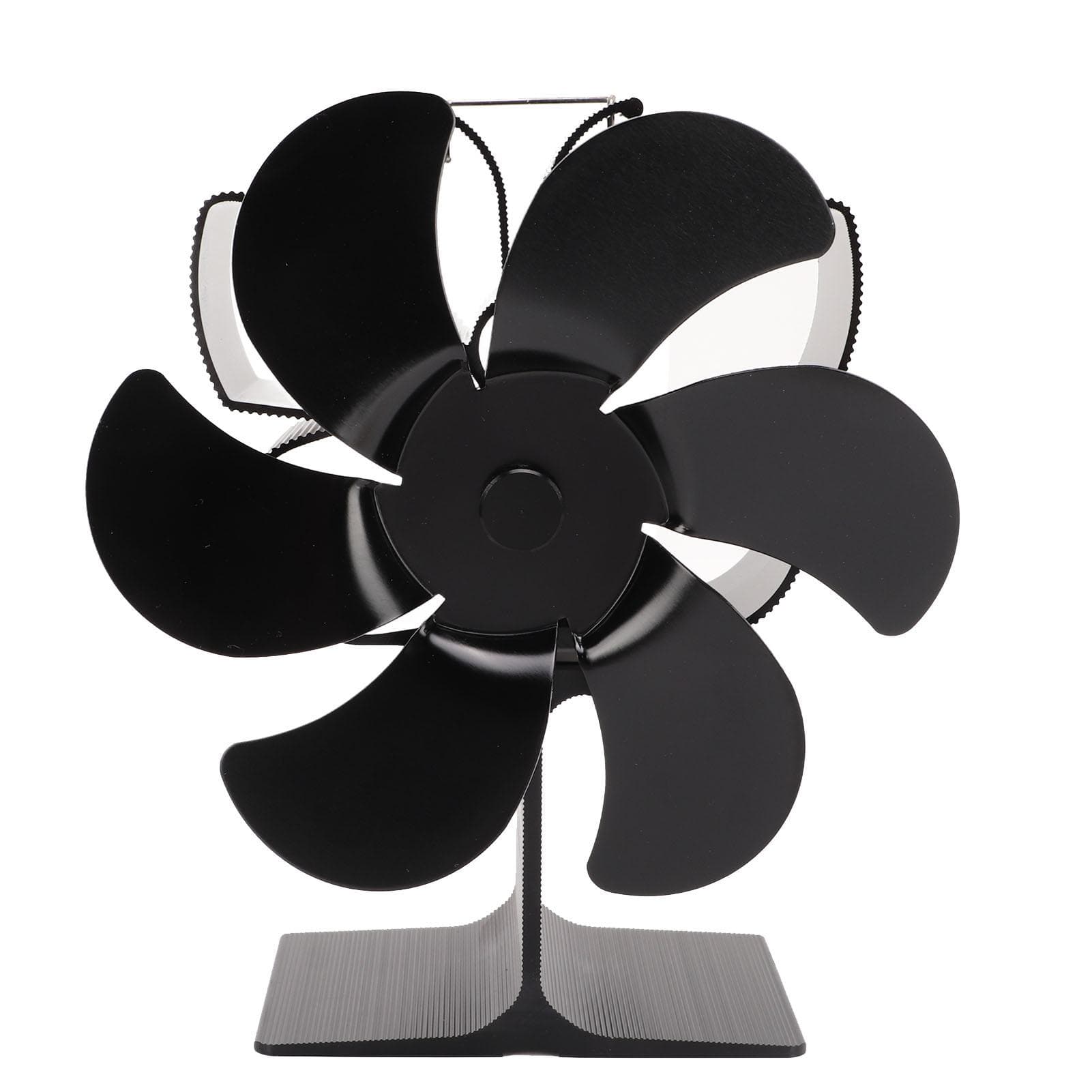 Heat Powered Stove Fan 6 Blades Fireplace Fan Thermal Power High Temperature Proof Energy Saving
