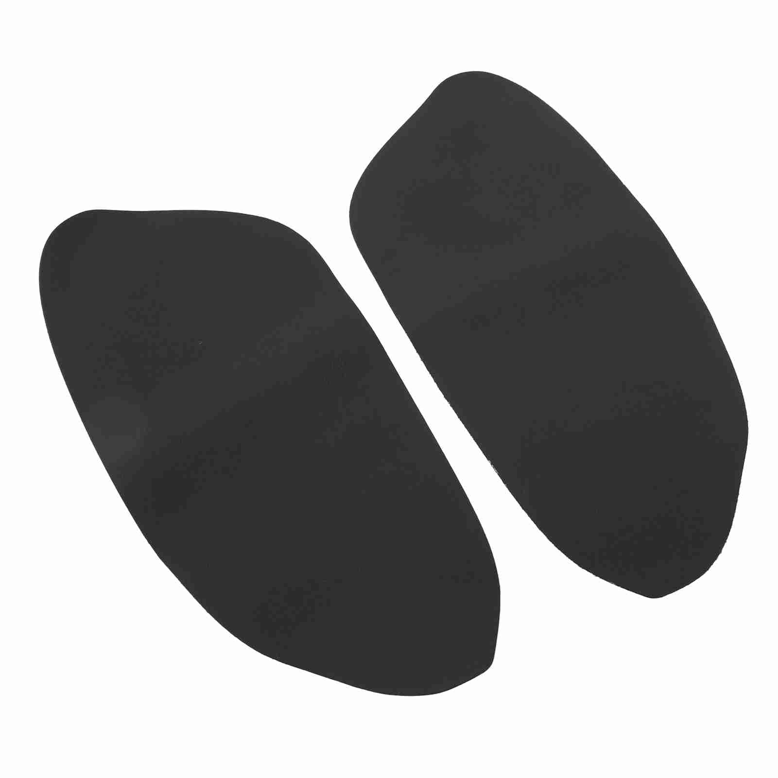 2pcs Front Door Panel Armrest Cover Left Right Microfiber Leather Replacement for Accord black