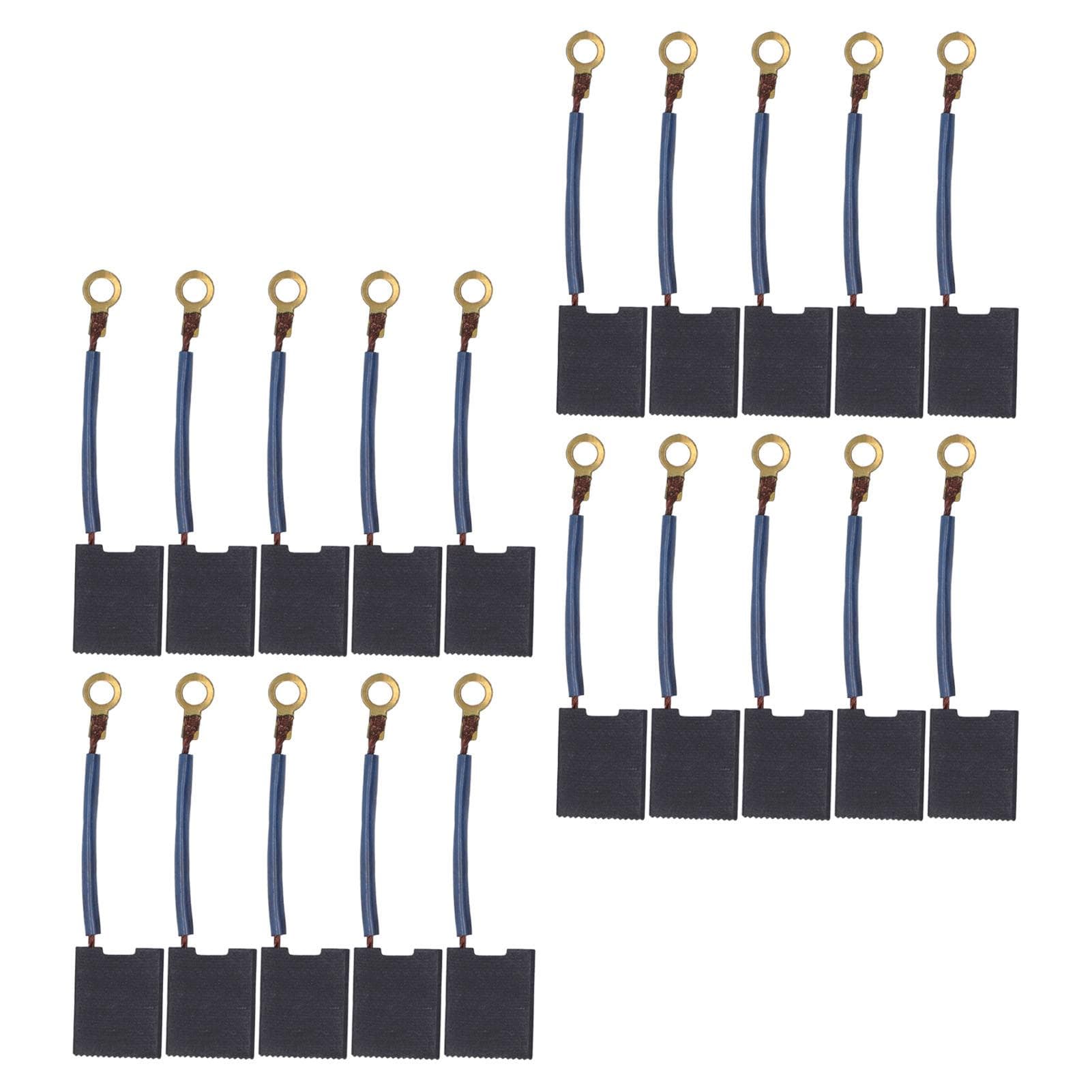 20PCS Copper Carbon Brush Replacement Power Tool Carbon Brush for Angle Grinder Cutting Machine