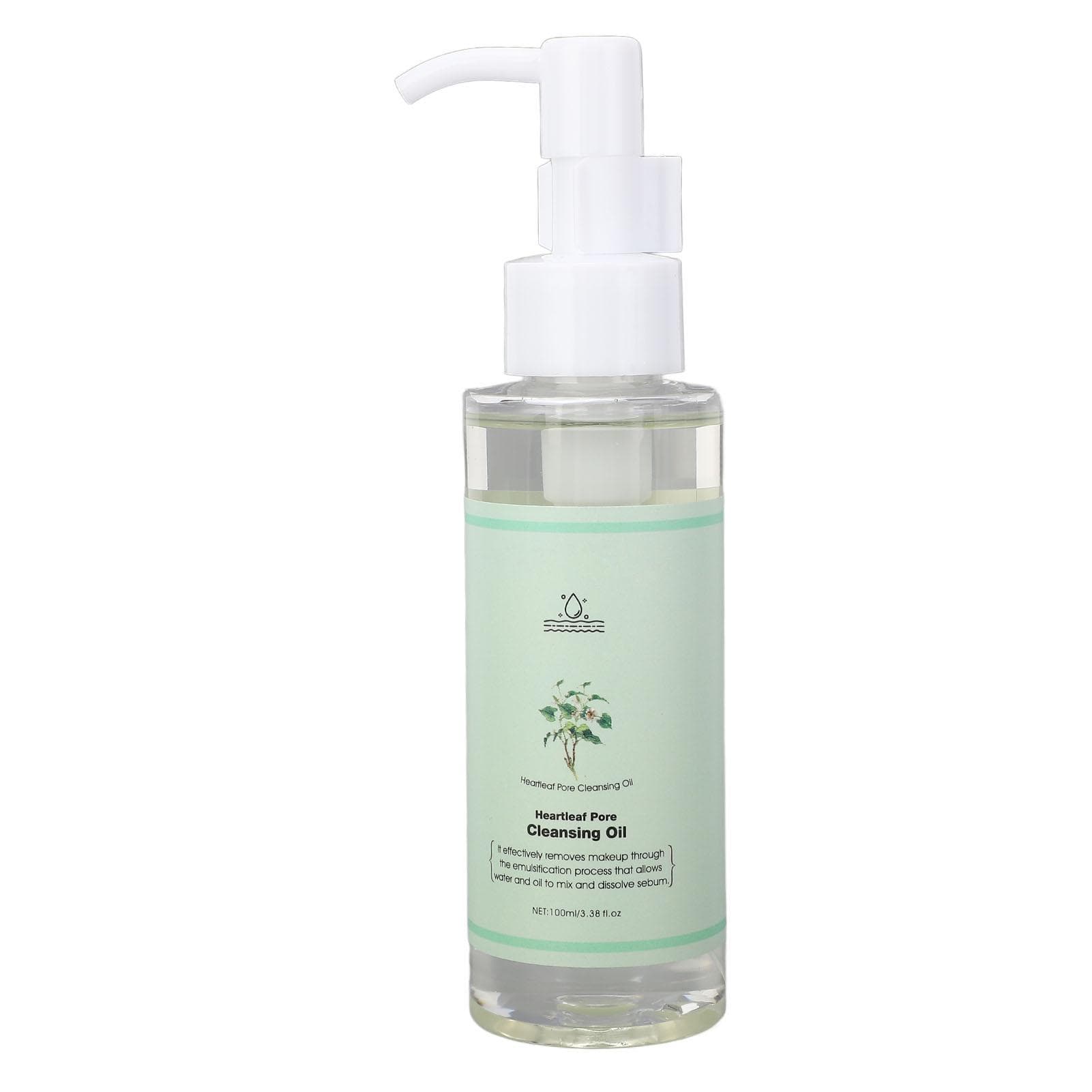 100ml Heartleaf Pore Cleansing Oil Gentle Cleansing Non Irritating Makeup Remover Oil for Women