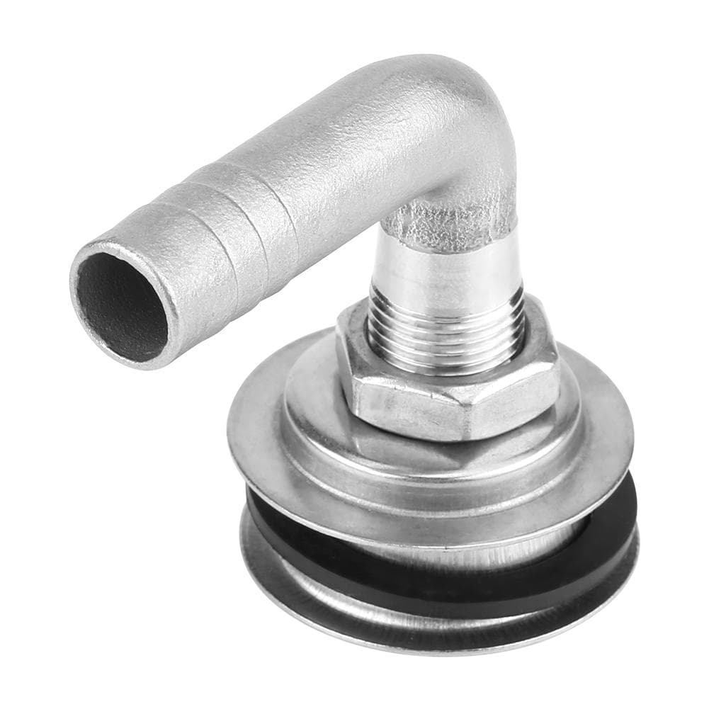 90 degrees Stainless Steel Marine Boat Flush Mount Fuel Gas Tank Vent for 58 Hose