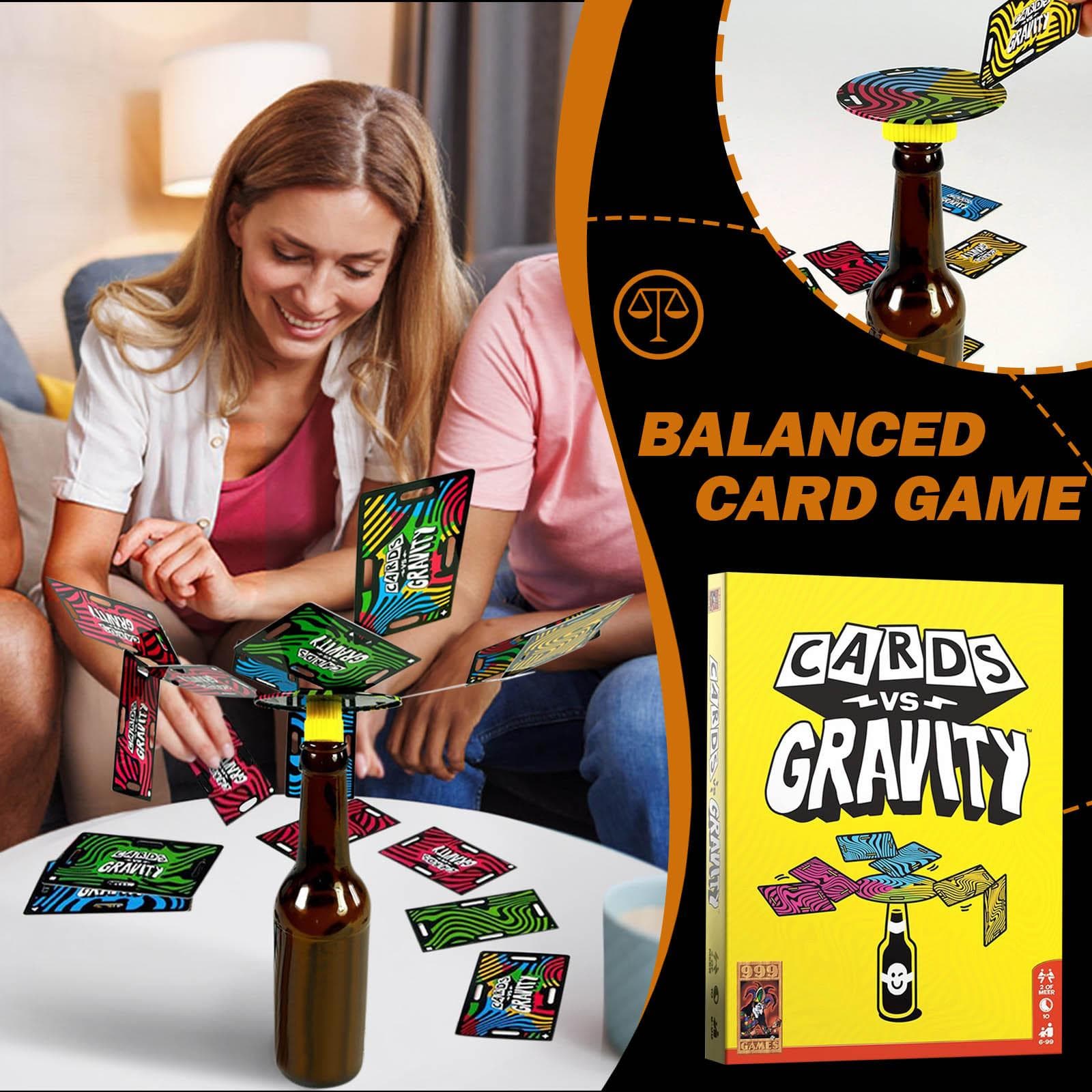 Anti-Gravity Card Balance Travel Game A Fun Card Stacking Game Perfect For Vacations And Camping | 2-4 Players One Size