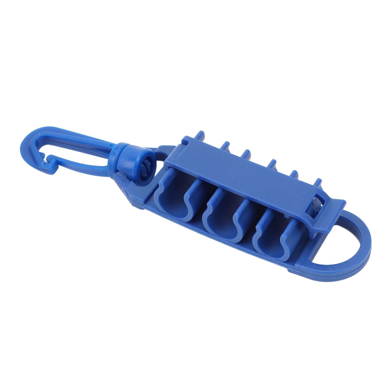 Scuba Hose Holder with Swivel Gate Clip D Ring Locking Scuba Hose Holder for 916inch 12inch Hose