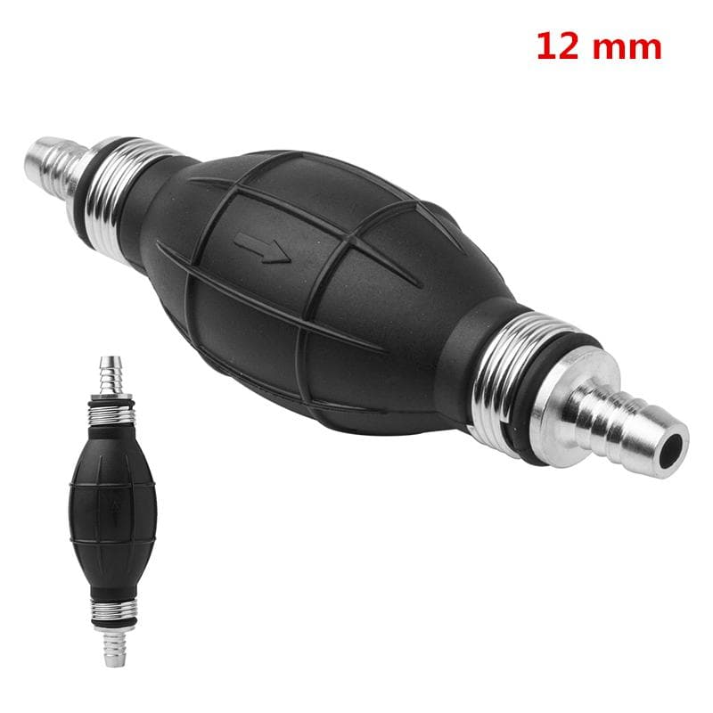 Fuel Line Pump Primer Bulb Hand Primer Gas Petrol Pumps Rubber And Aluminum for Car / Boat / Marine 12mm