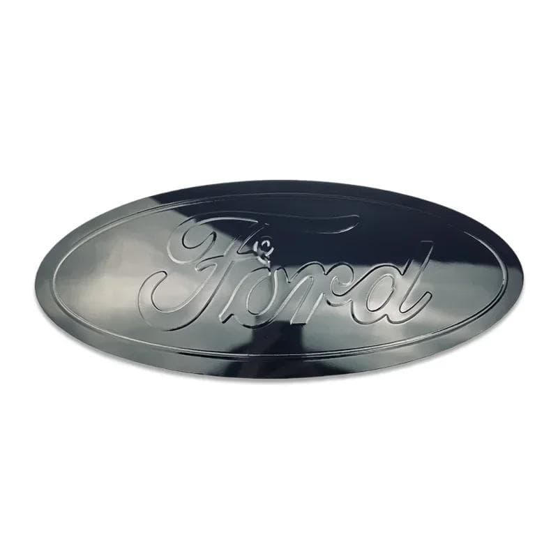 Car Sticker 2026 Ford 23.5cm Alloy Car Front Hood Emblem For Ford Explorer Edge Everest Ranger/T8 F150 After 2019 Transit Tourne