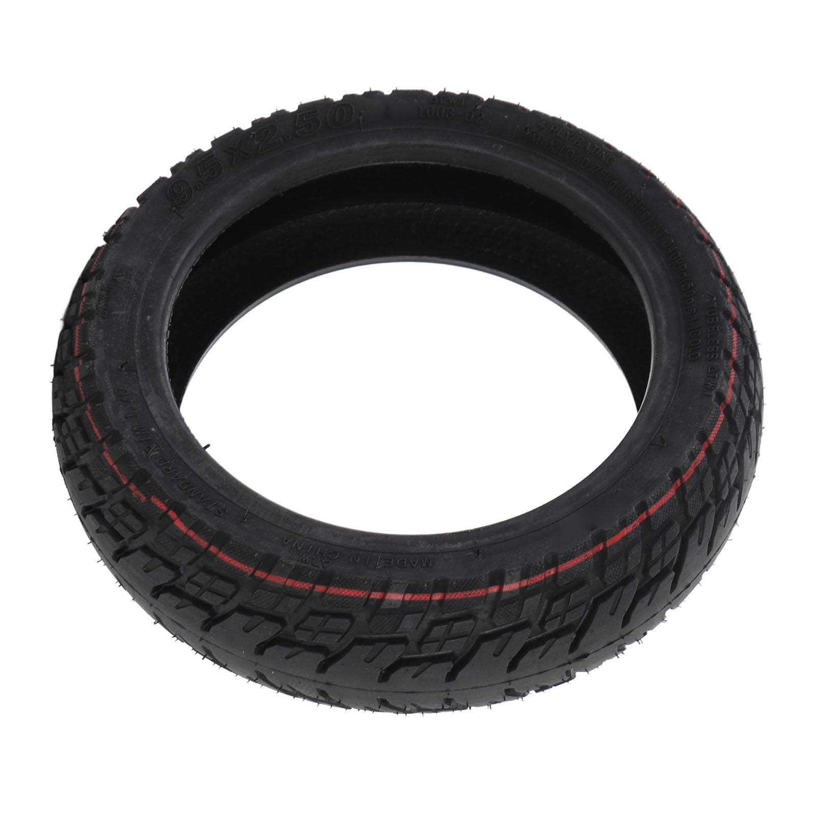 9.5x2.50 Scooter Tire 9.5 Inch Tubeless Tire Vacuum Outer Tire with Valve for KQi3 Electric Scooter