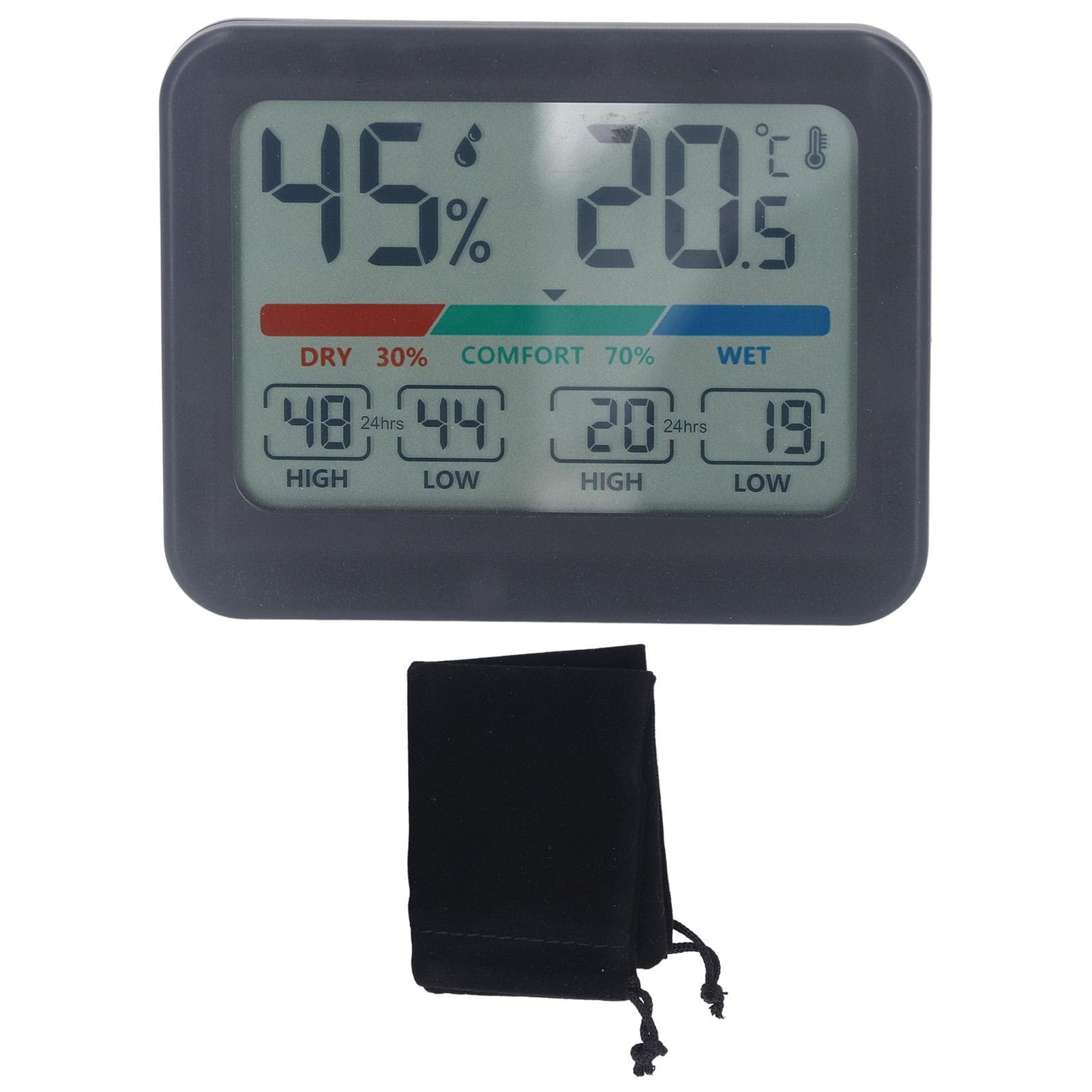 Digital Thermometer Hygrometer HD Screen Real Time Monitoring Accurate Indoor Temperature Humidity