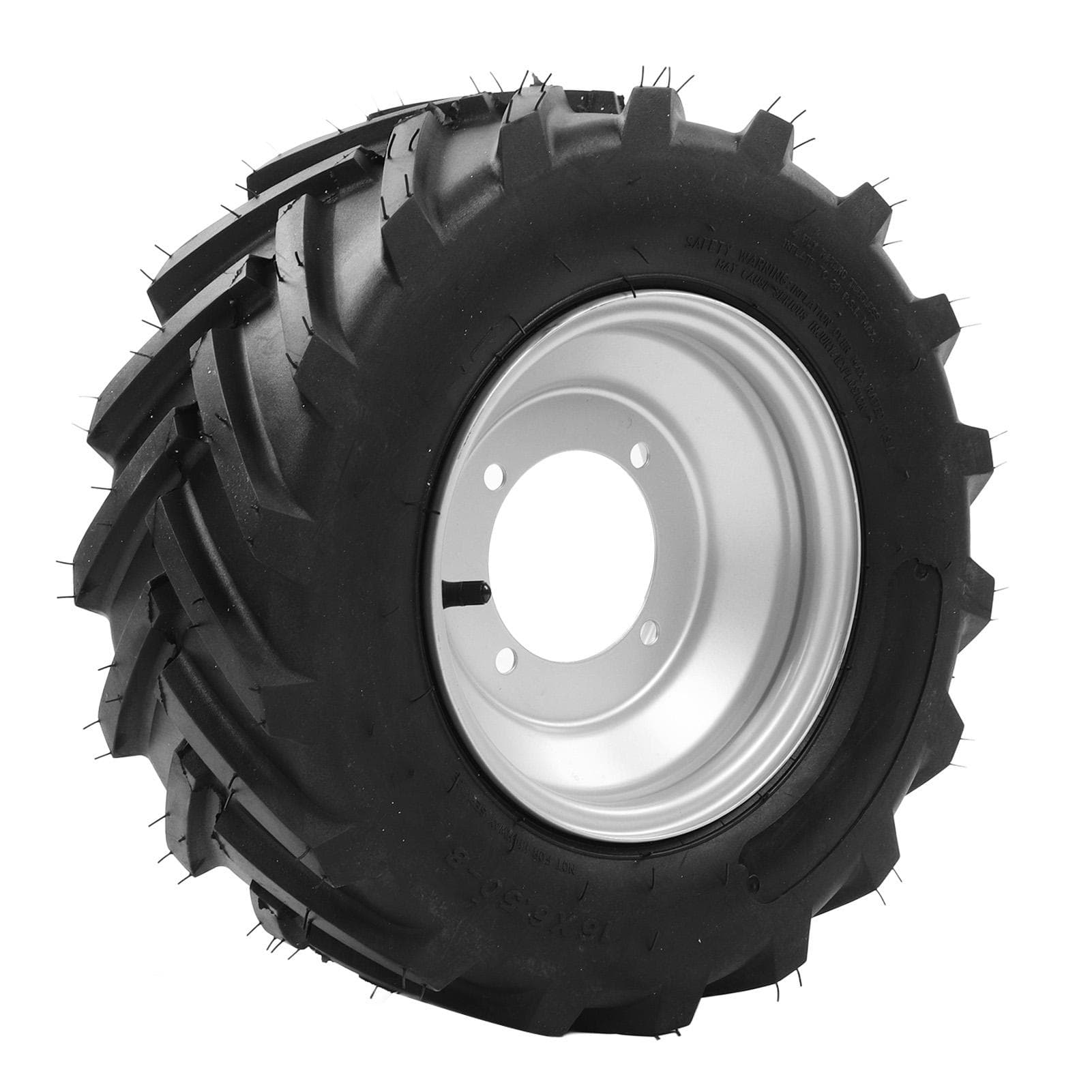 Tire with Hub 16 X 6.50?8 Inches Integrated Installation Tire for ATV UTV Kart Farm Vehicle Lawn