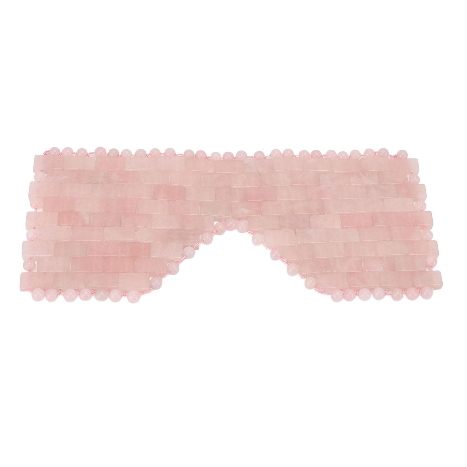 Pink Stone Eye Cover Comfortable SPA Cooling Polishing Eye Cover for Home and SPA Centers