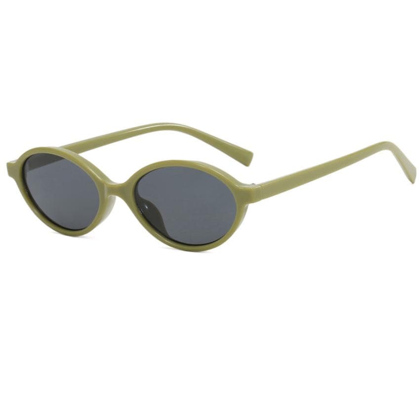 Vintage Oval Sunglasses Women Fashion Small Frame Round Eyewear for Sexy Ladies