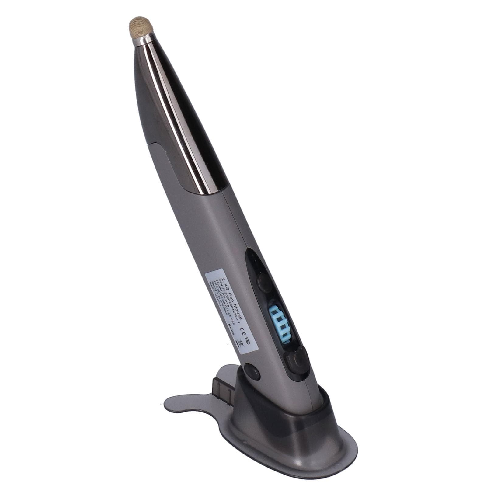 Mouse Pen Wireless 2.4GHz Creativity Extremely Handover Computer Stylus for PC LaptopLight Green gray