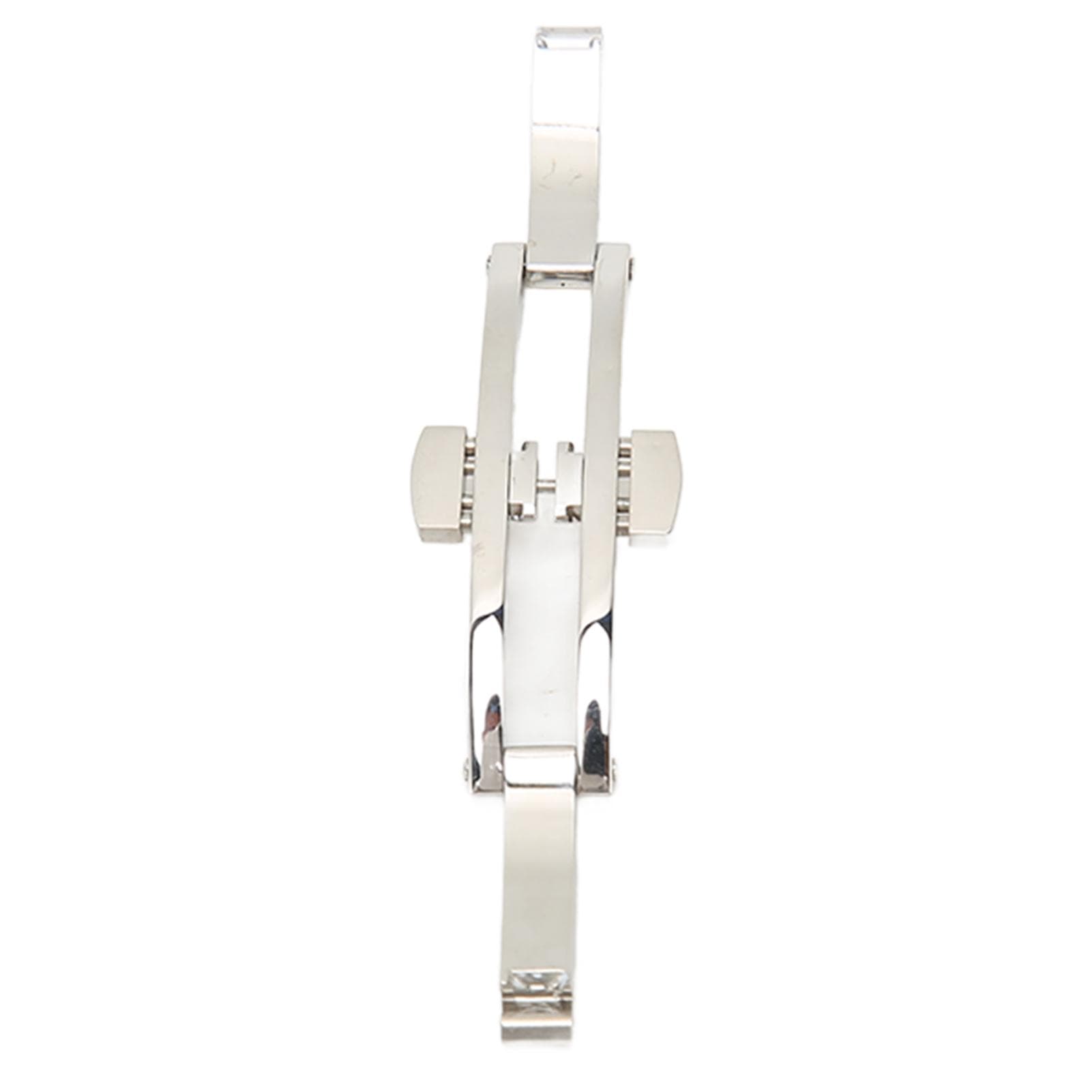 Stainless Steel Watch Band Buckle Push Button Folding Clasp Replacement Accessory for Steel Watch 4 X 22mm