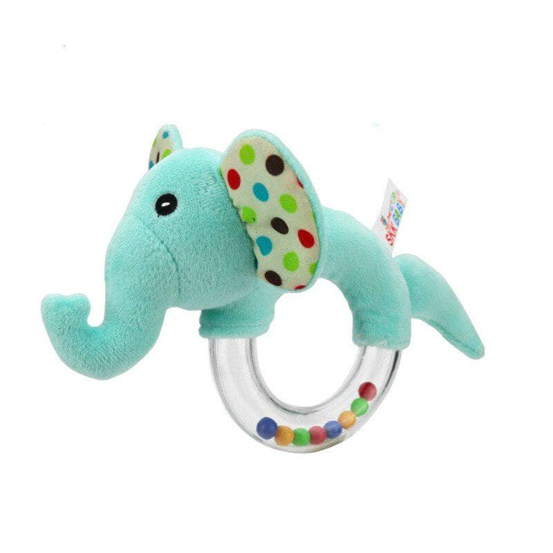 Baby Cartoon Plush Rattle Ring Bells Newborn Hand Toys Soft Mobile Animals Dolls Peluche Brinquedos