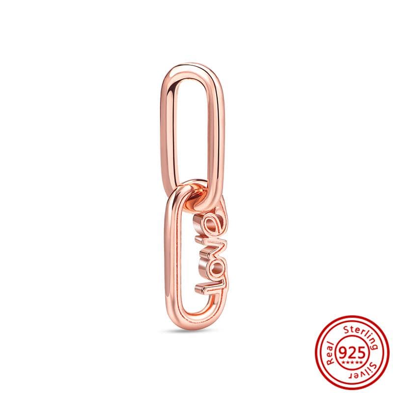 S925 Silver ME Mini Series Charms Dangle Double Link Styling Fit Original Me Bracelet DIY Beads Women Jewelry Pendants